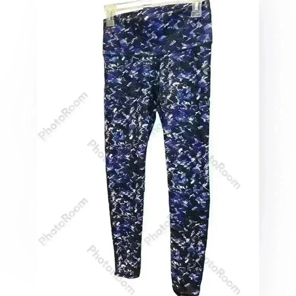 Fabletics Pants - Fabletics x Demi Lovato Leggings Athletic Blue Purple Black